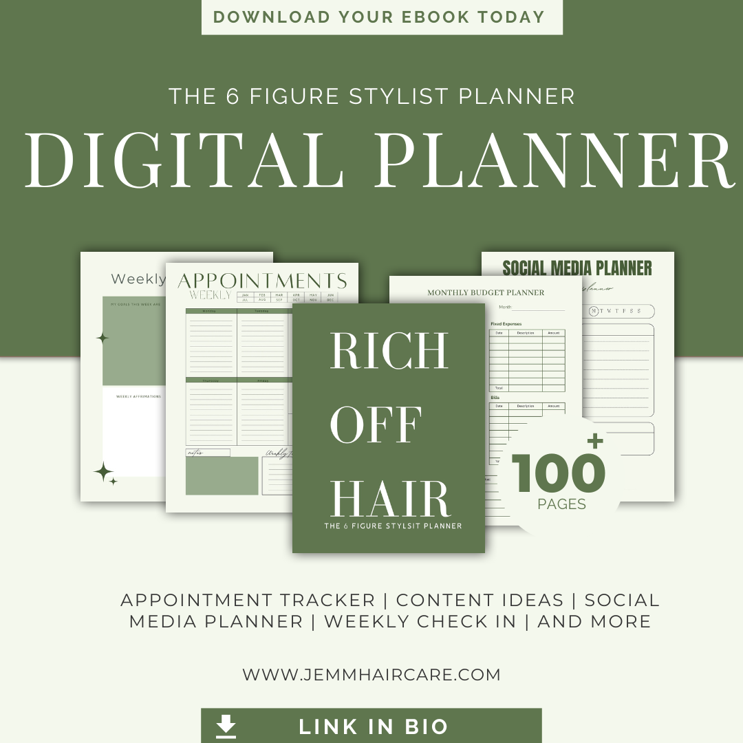 RICH OFF HAIR: 6 Figure Stylist Planner