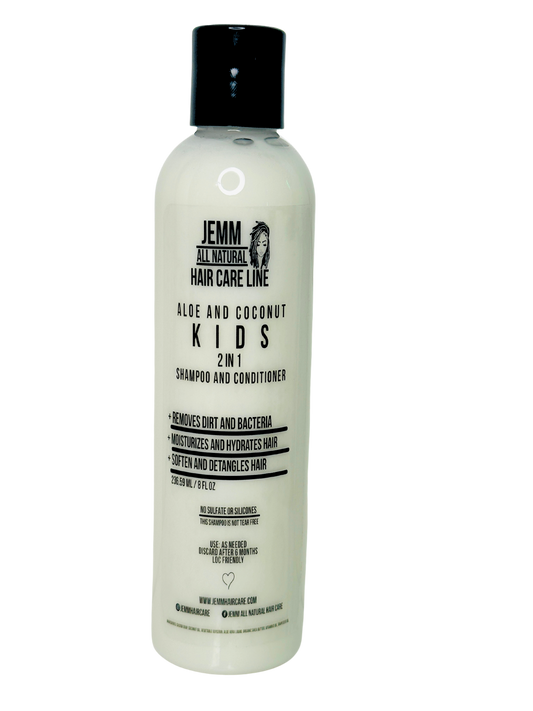 Aloe and Coconut Kids 2-1 Shampoo and Conditioner